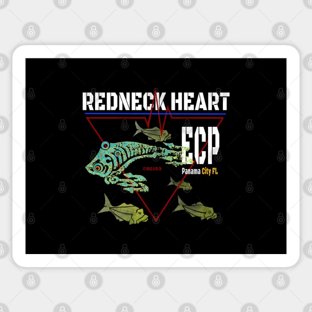 Redneck Heart, Panama City Florida Sticker by The Witness